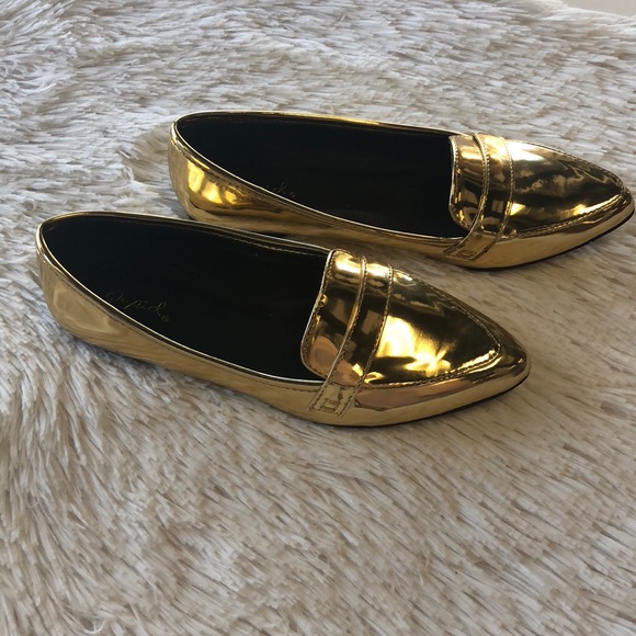 Gold Loafers - Picture 2 of 2